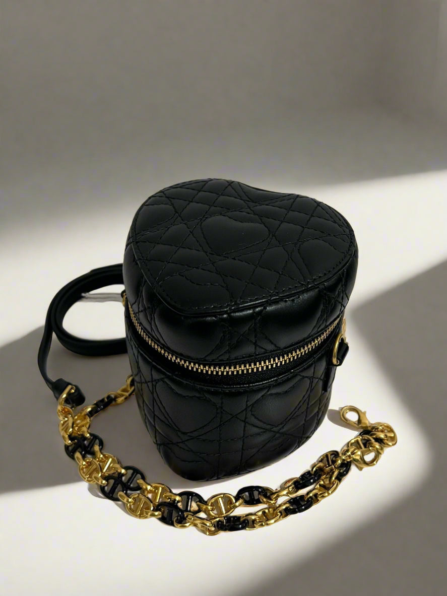 Christian Dior - Mini bag black cannage lambskin - WOMEN