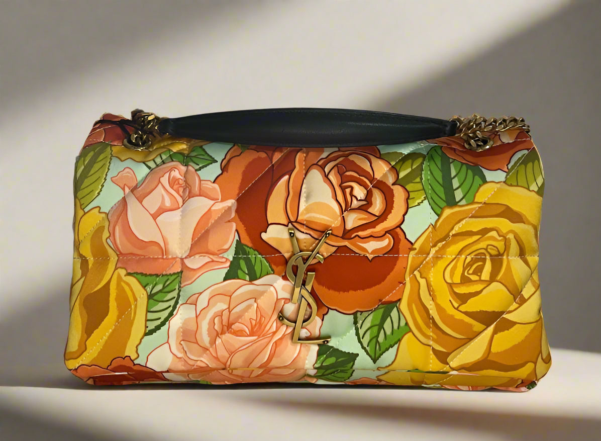 Saint Laurent Jamie Medium Chain Bag in floral print - Women