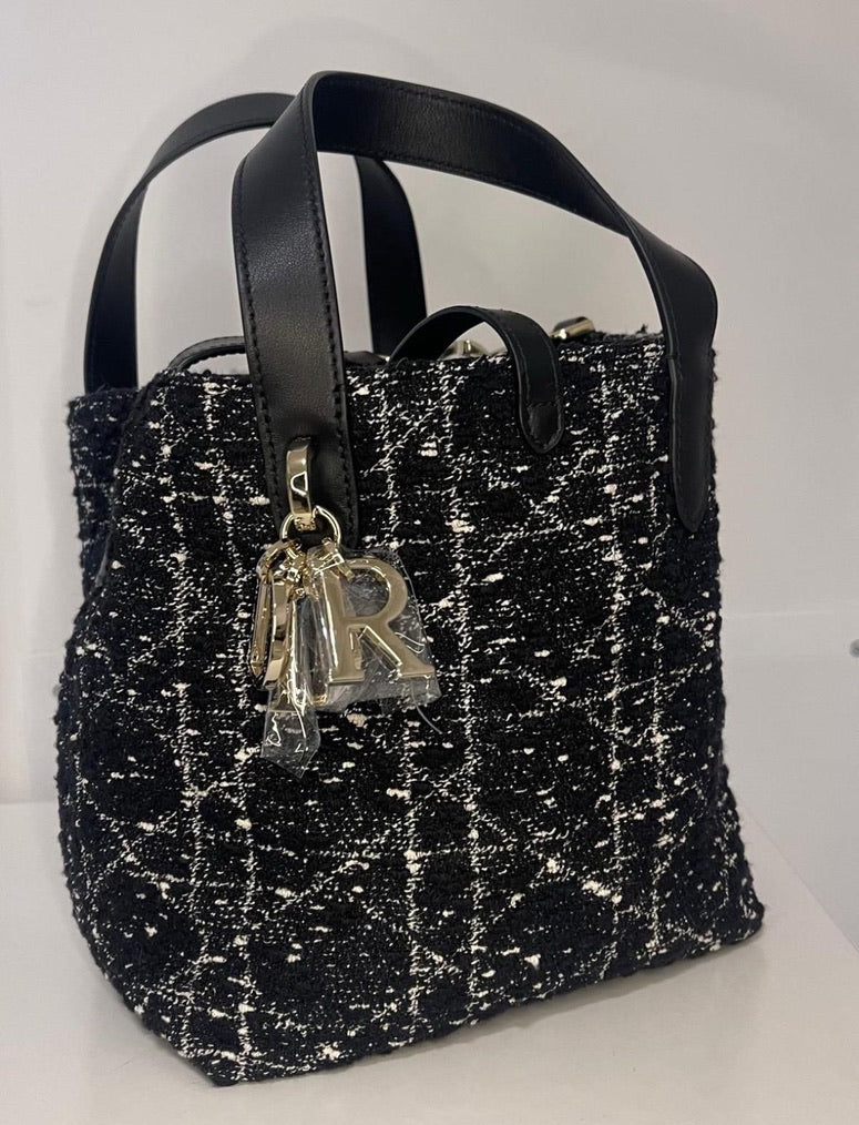 DIOR - Small Dior Toujours Vertical Tote Bag in tweed- WOMEN