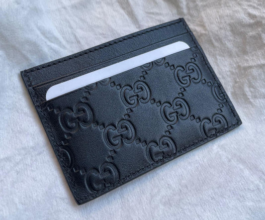 Gucci - Monogram small wallet cardholder - UNISEX