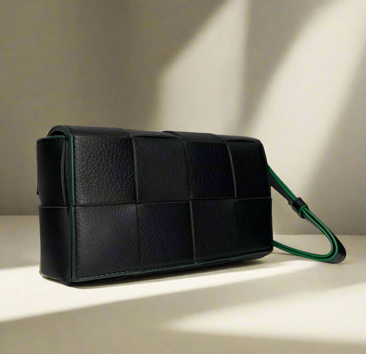 Bottega Veneta - Mini Cassette belt bag in black