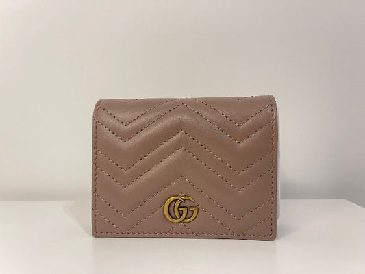GUCCI  - GG Marmont card case wallet - WOMEN