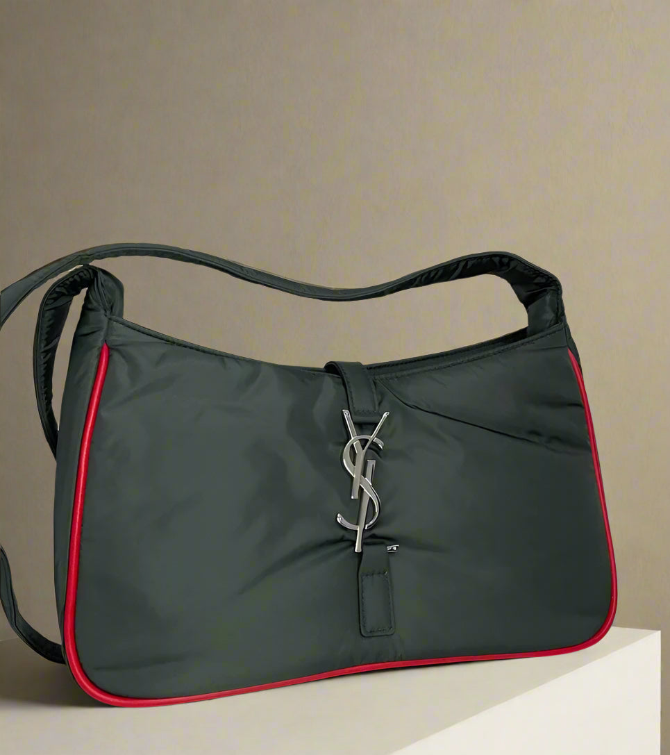 Saint Laurent Le 5 a 7 Crossbody Bag in Alpine Green - WOMEN